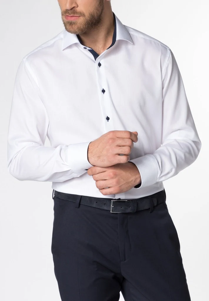 ETERNA LANGARM HEMD MODERN FIT PINPOINT