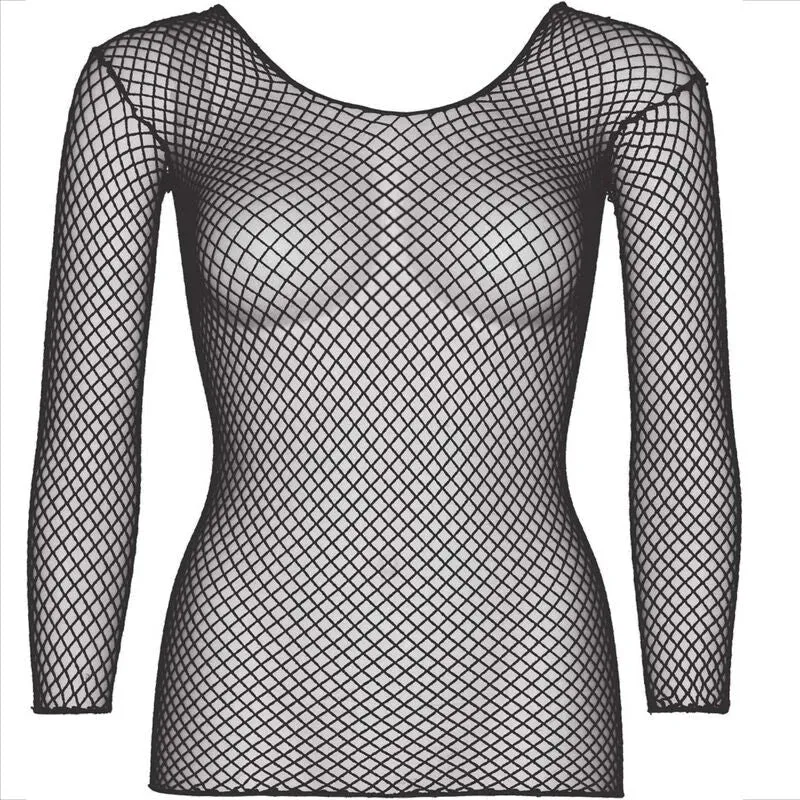 LEG AVENUE - NETZ LANGARM T-SHIRT