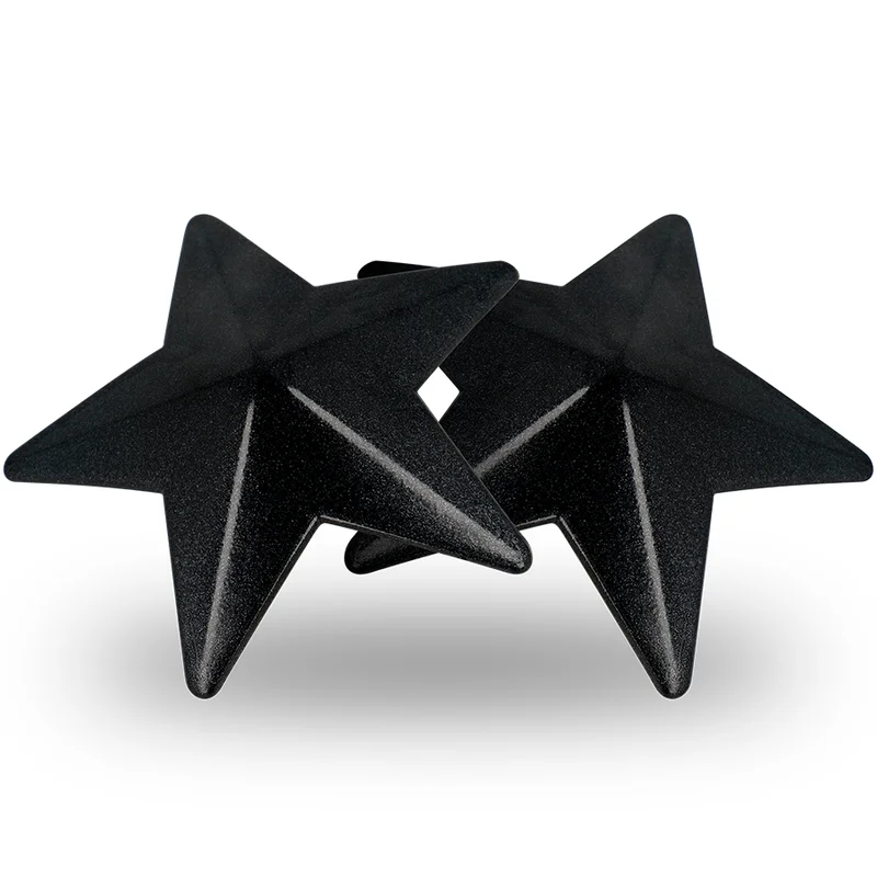 COQUETTE CHIC DESIRE - NIPPELCOVER MIT SCHWARZEN STERNEN