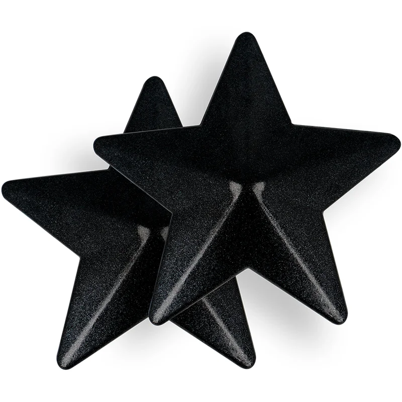 COQUETTE CHIC DESIRE - NIPPELCOVER MIT SCHWARZEN STERNEN