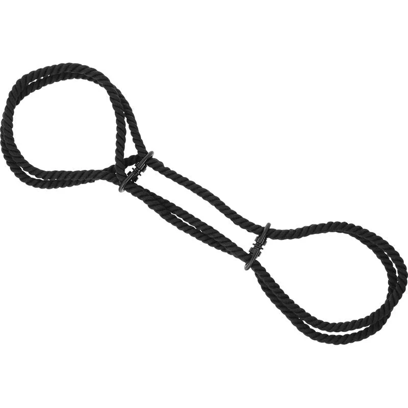 DARKNESS - HANDSCHELLEN ODER KNÖCHEL-HANDSCHELLEN AUS 100 % BAUMWOLLE