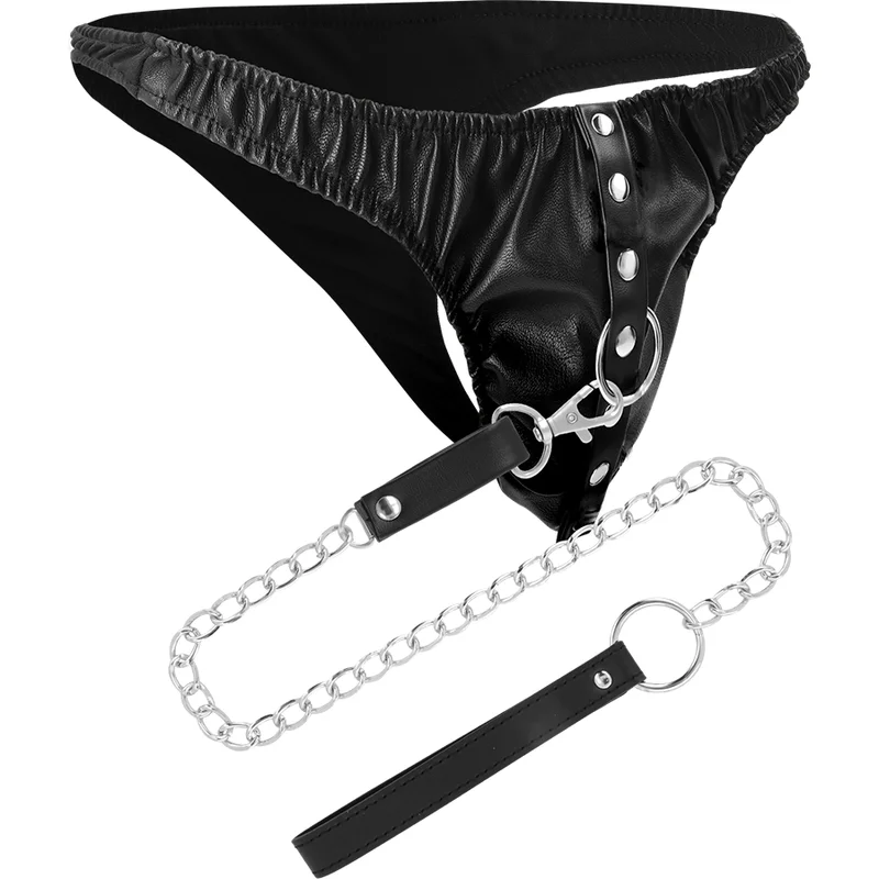 DARKNESS – Submission-Tanga mit Metallkette