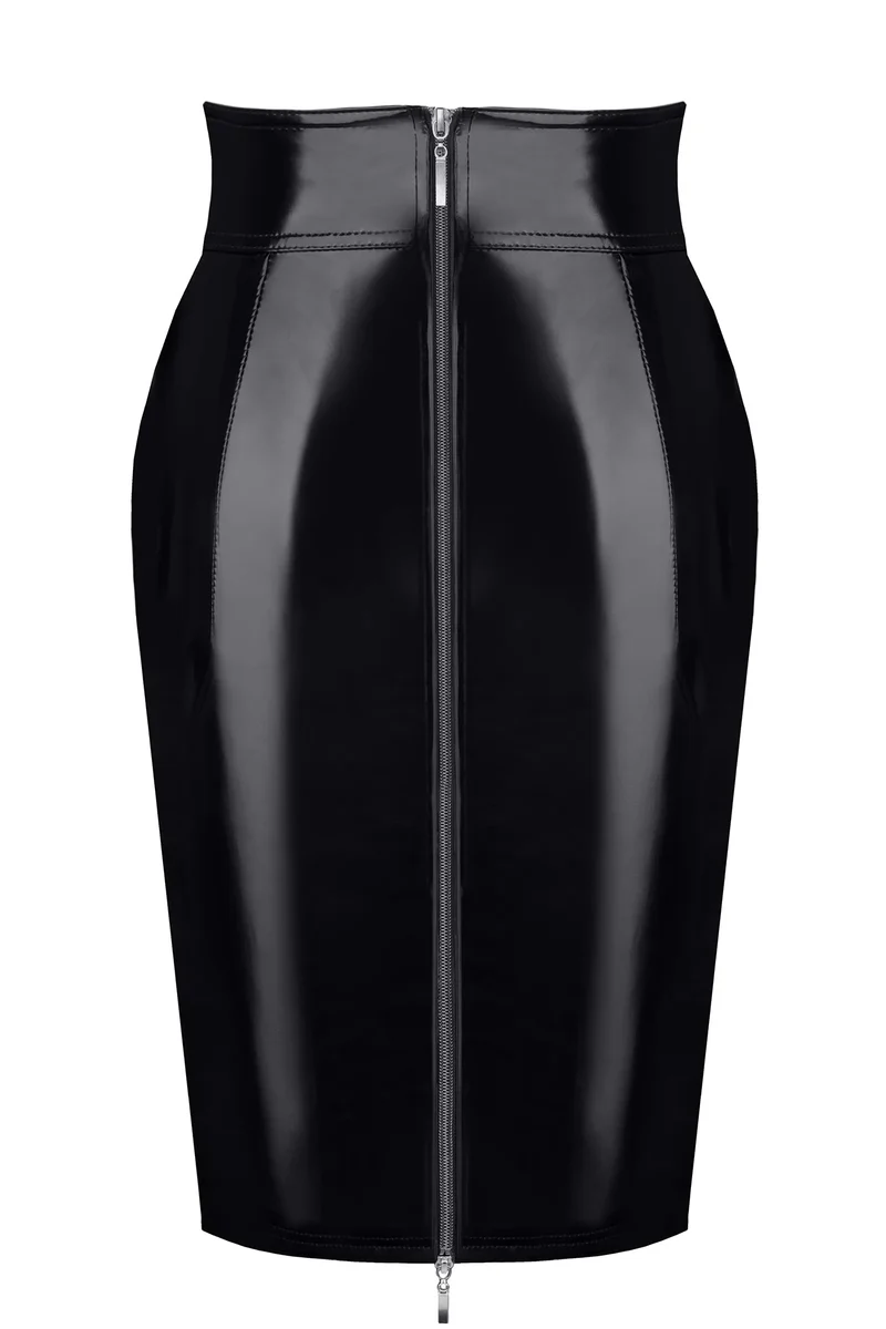 schwarzer Damen-Rock TDFinija001 von Demoniq Total Domination Collection