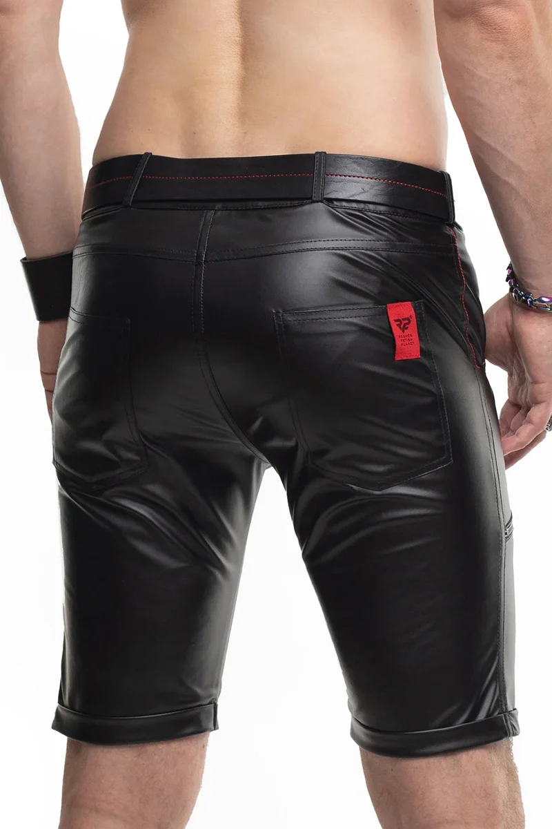 Herren Shorts RMNorberto001 schwarz von Regnes Fetish Planet Red Mark 3