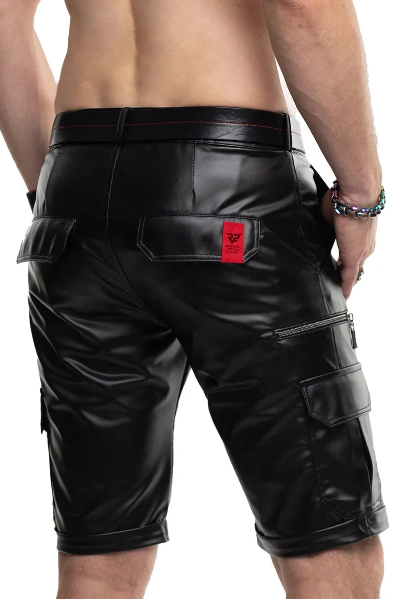 Herren Shorts RMPaolo001 schwarz von Regnes Fetish Planet Red Mark 3