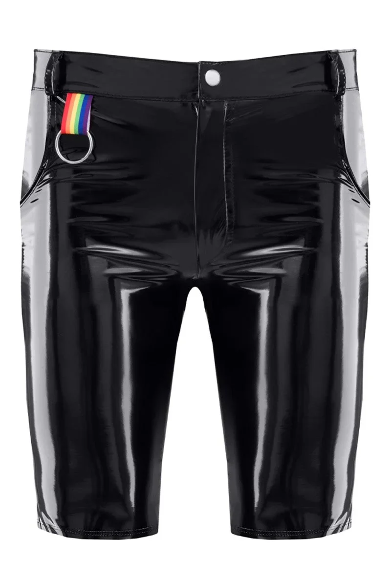 Herren PVC Shorts RMUmbertoRBW schwarz von Pride Festih Line