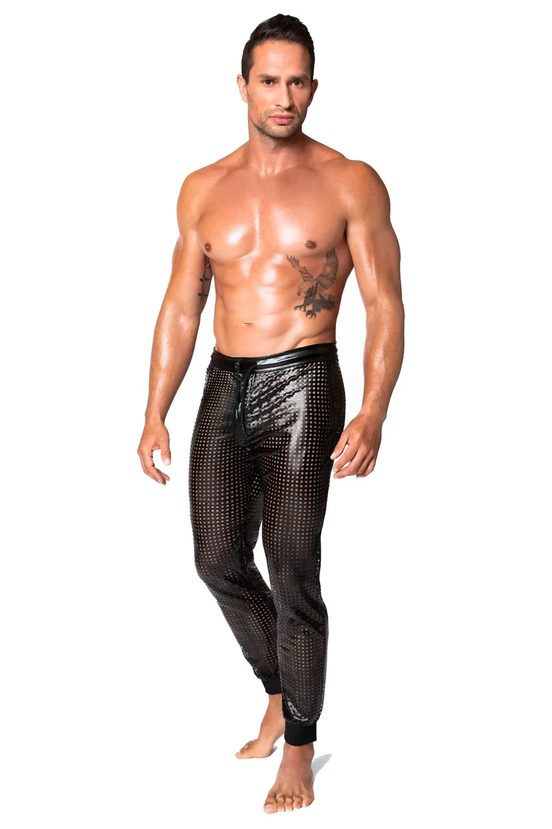 Noir Handmade Men - PerfoGlanz Hose - Atemberaubendes Design für Partynächte!