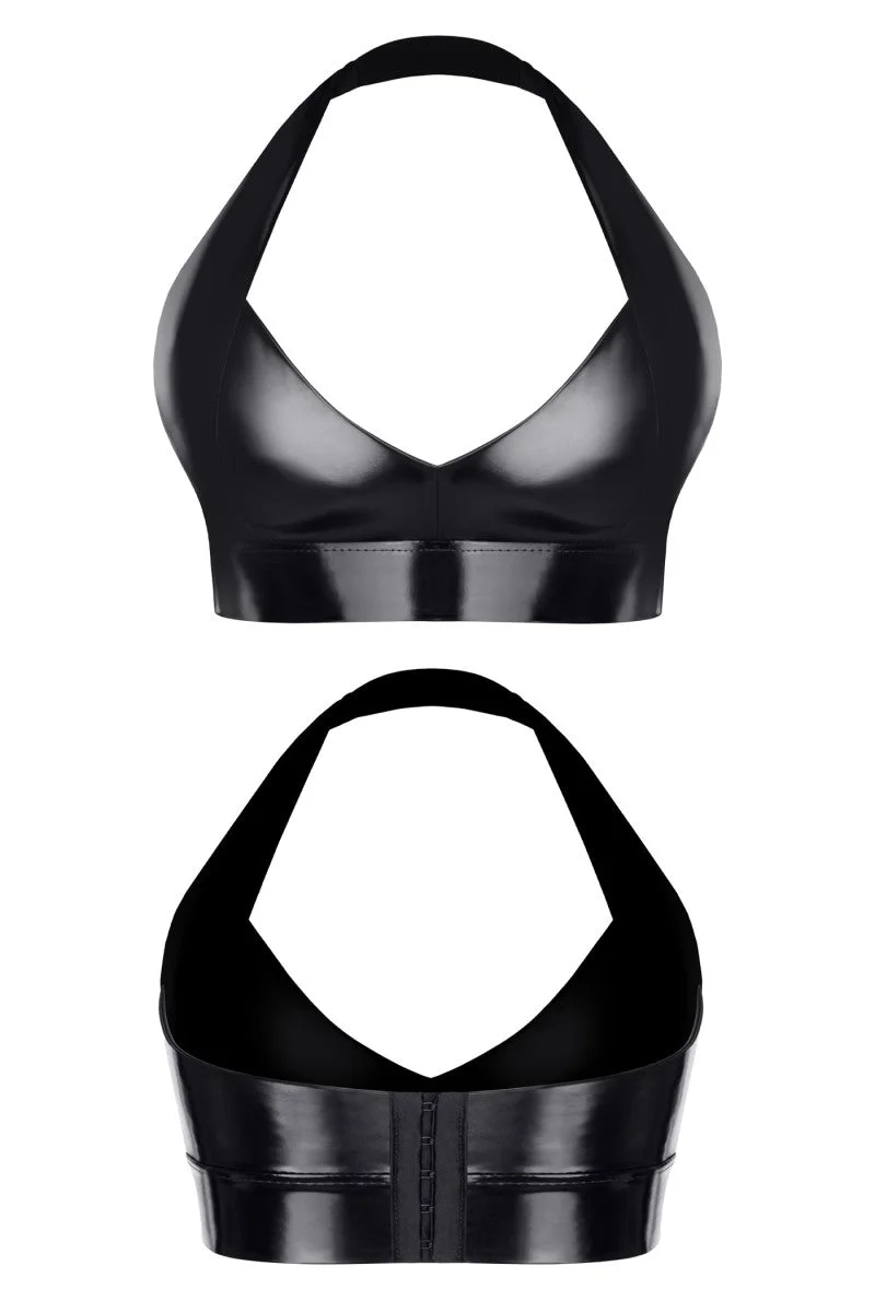 schwarzes Damen-Top TDBettina001 von Demoniq Total Domination Collection