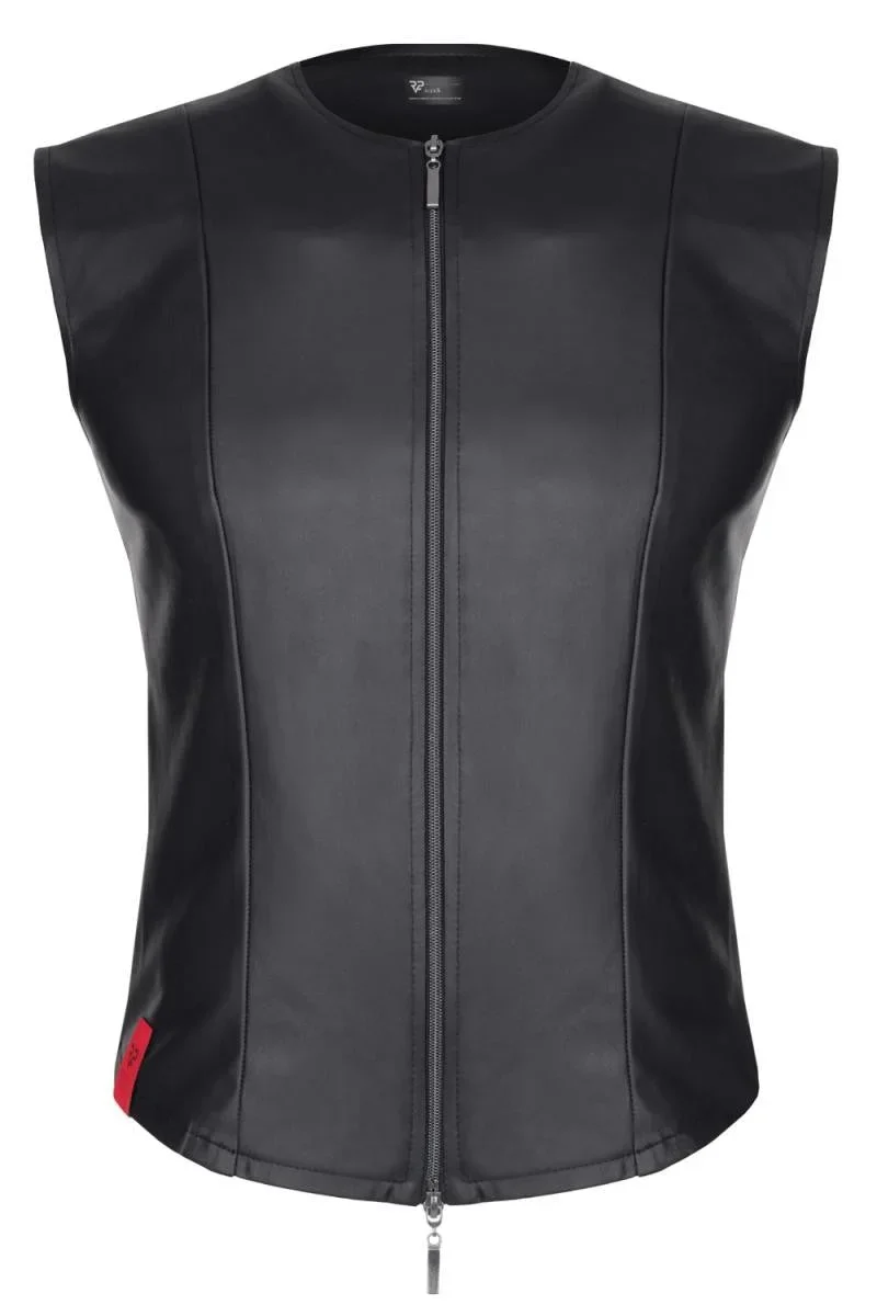 Herren Weste RMOttaviano001 schwarz von Regnes Fetish Planet