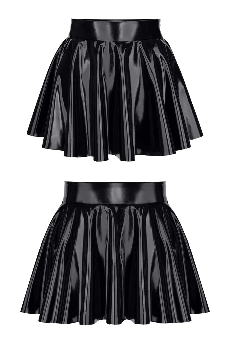 schwarzer Damen-Rock TDMaren001 - 3XL