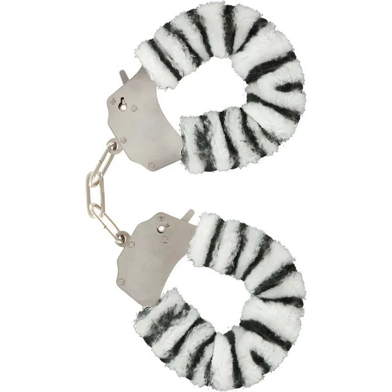 TOYJOY - FURRY FUN MANSCHETTEN BONDAGE ZEBRA