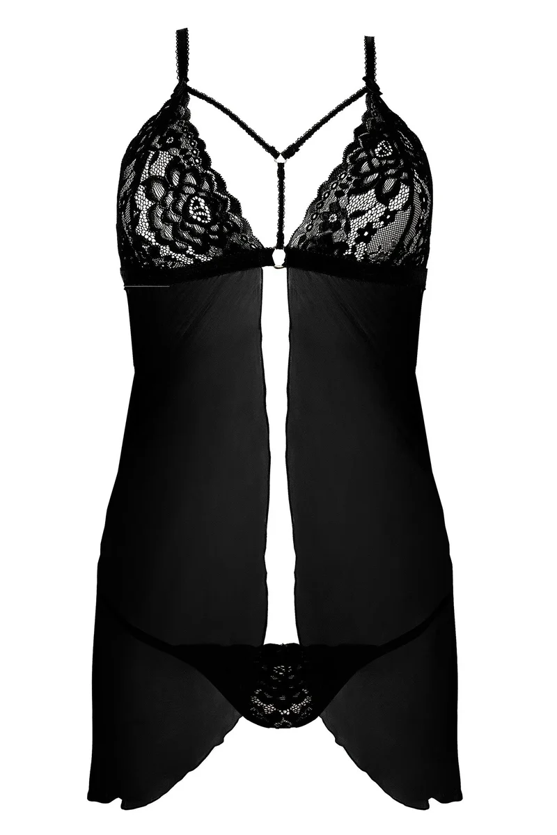 Schwarzes Chemise - Maya