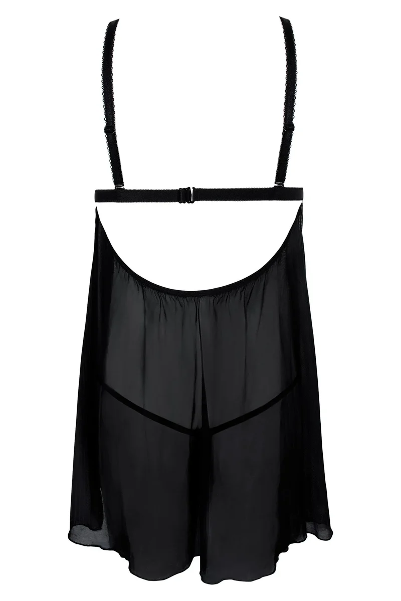 Schwarzes Chemise - Maya