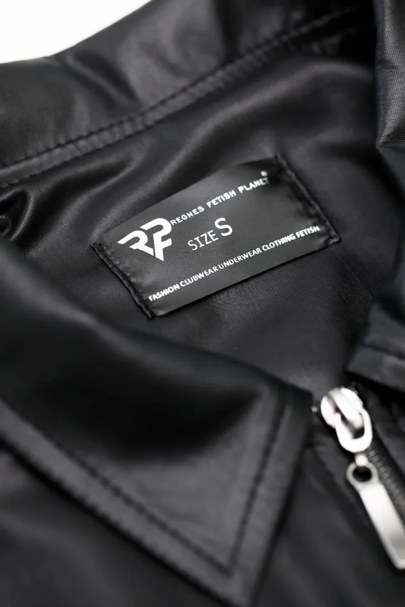 RFP Wetlook Polo: Stilvoll & Schlank in Schwarz