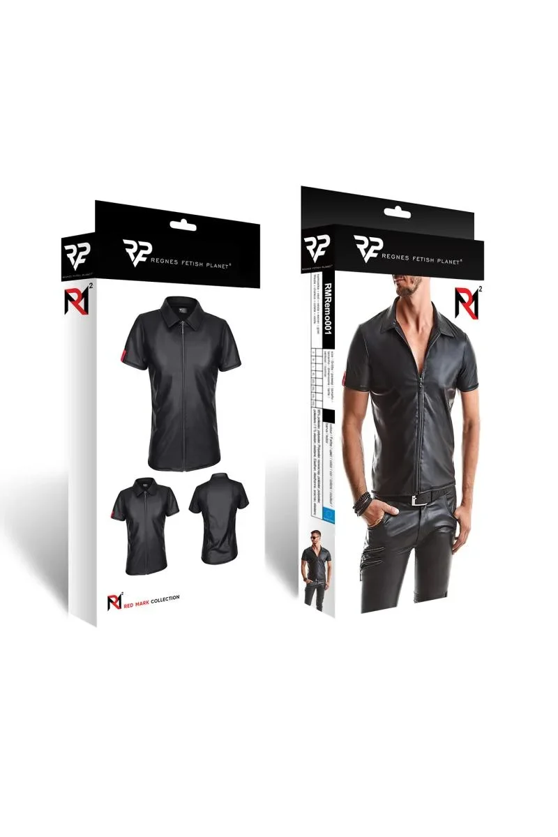 RFP Wetlook Polo: Stilvoll & Schlank in Schwarz