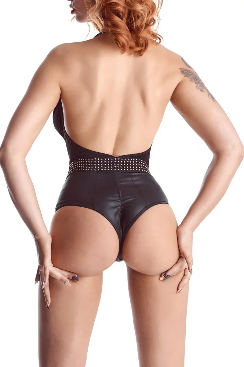 schwarzer Body CBSamantha001 von Demoniq Cash Baby Collection