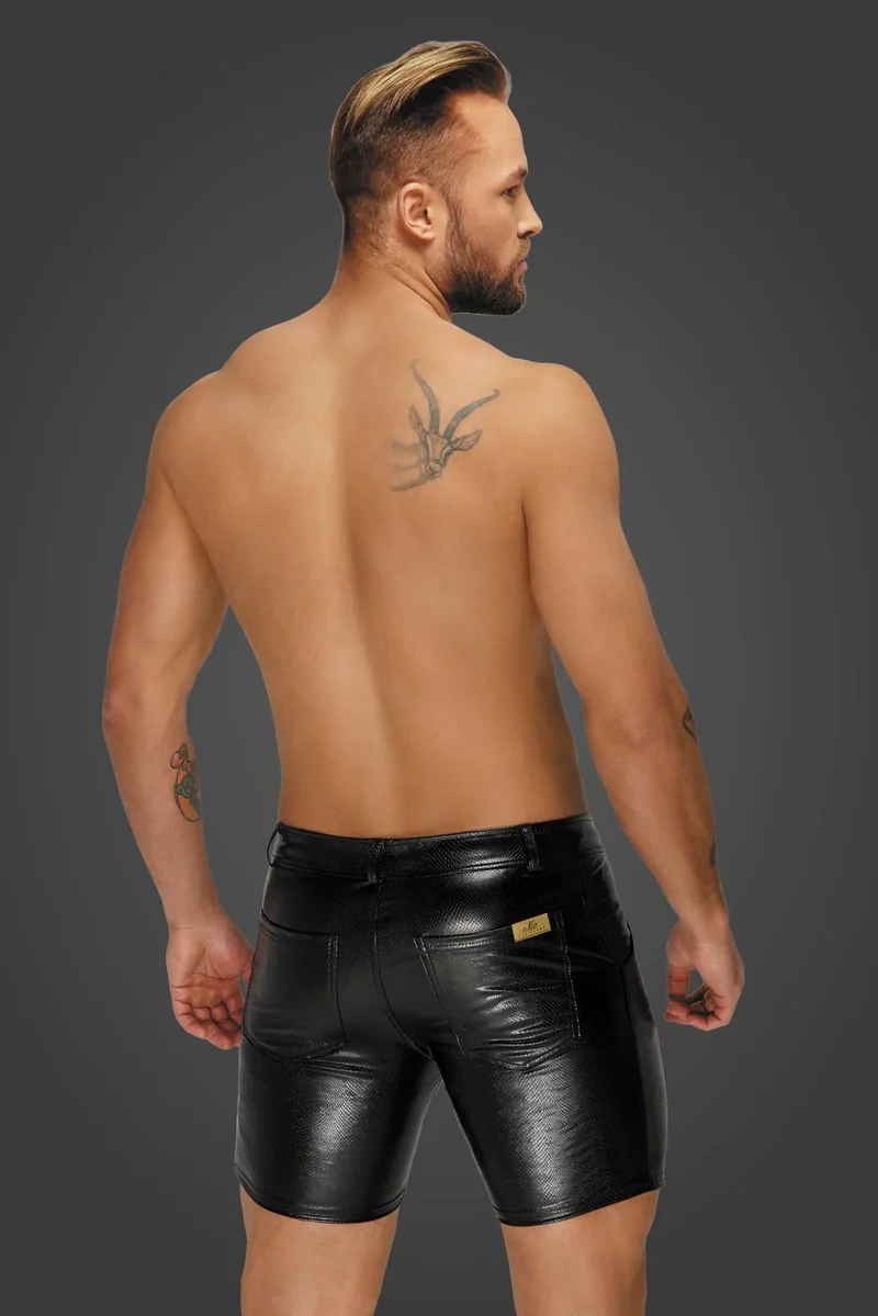 Snake wetlook Shorts H068 von Noir Handmade Alpha Collection
