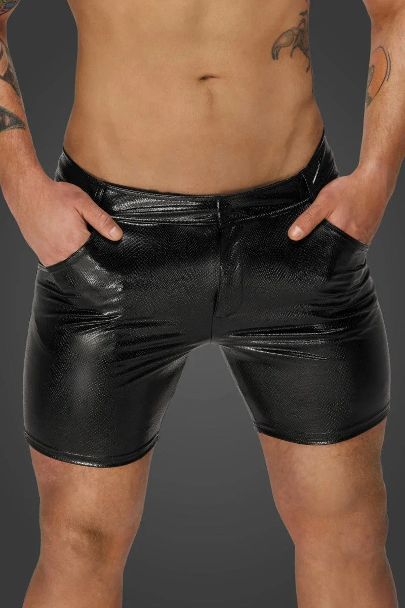 Snake wetlook Shorts H068 von Noir Handmade Alpha Collection