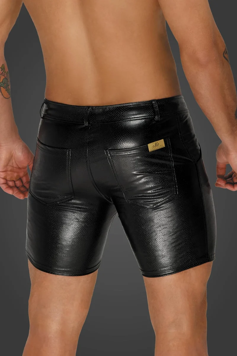 Snake wetlook Shorts H068 von Noir Handmade Alpha Collection
