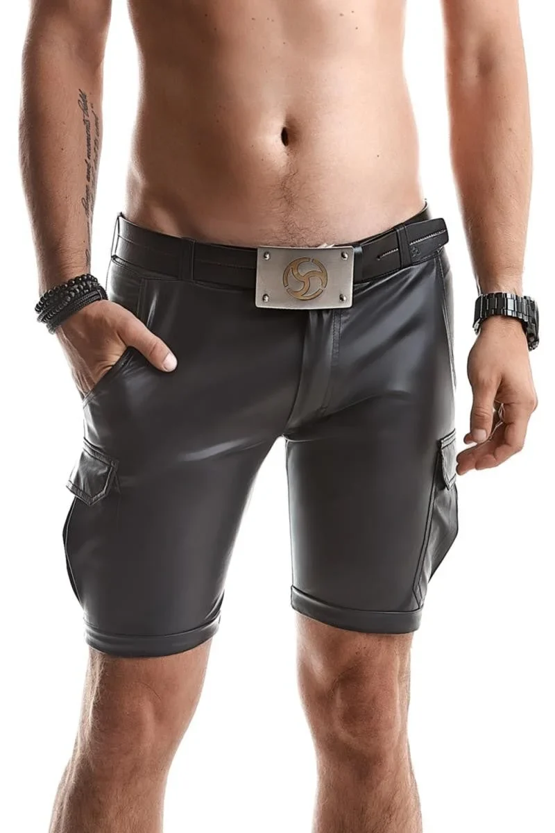 Herren Shorts RMLorenzo001 schwarz von Regnes Fetish Planet Red Mark 2