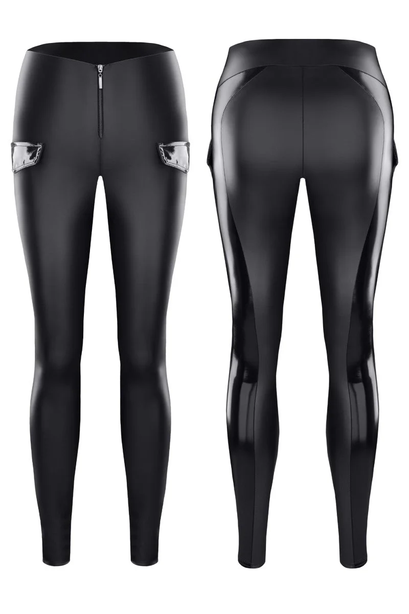 schwarzes Leggings TDMeike001 von Demoniq