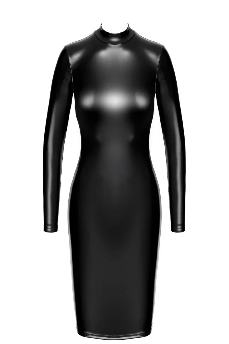 F371 Luxuria Crystal Sheer Midikleid