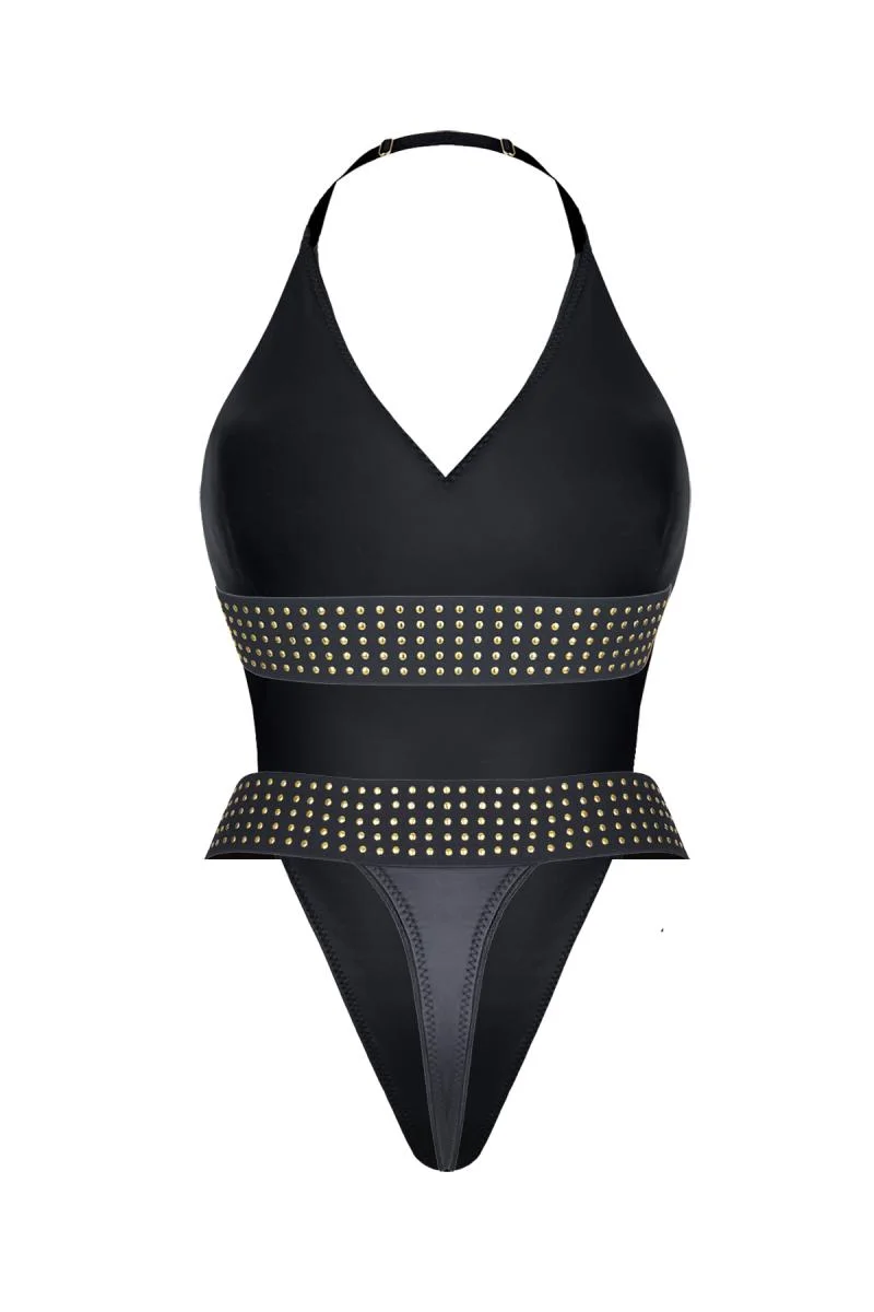 schwarzer Body CBSusan001 von Demoniq Cash Baby Collection