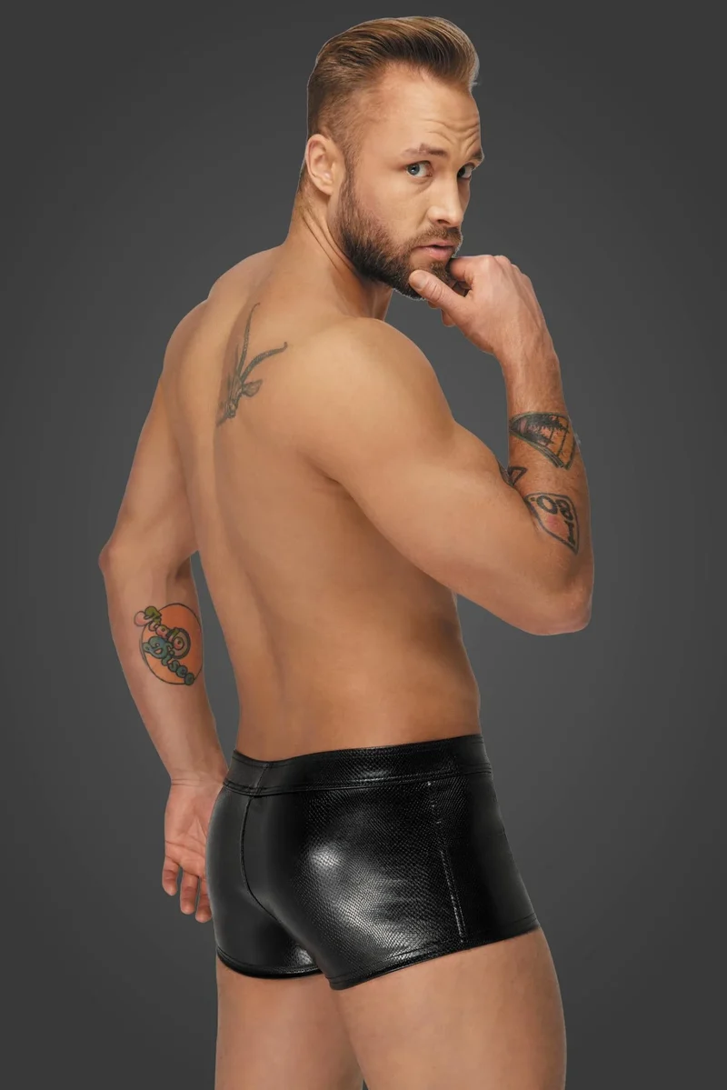 Snake wetlook Shorts H069 von Noir Handmade Alpha Collection