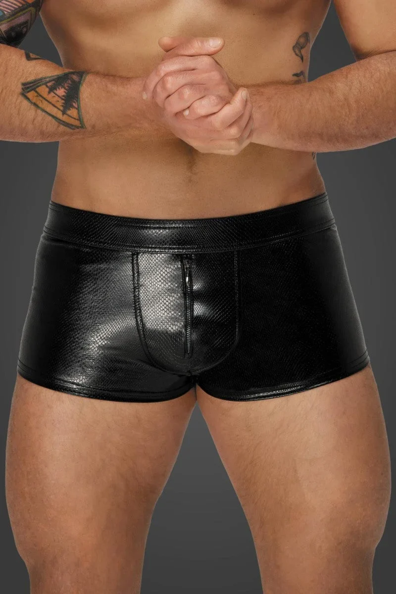Snake wetlook Shorts H069 von Noir Handmade Alpha Collection