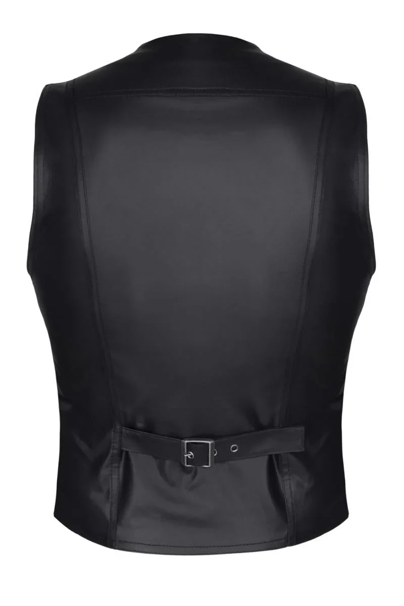 Herren Weste RMOliver001 schwarz von Regnes Fetish Planet