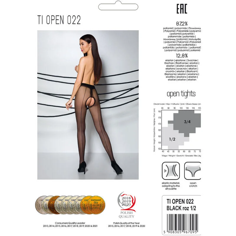 PASSION - TIOPEN 022 SCHWARZE STRUMPFHOSE 20 DEN