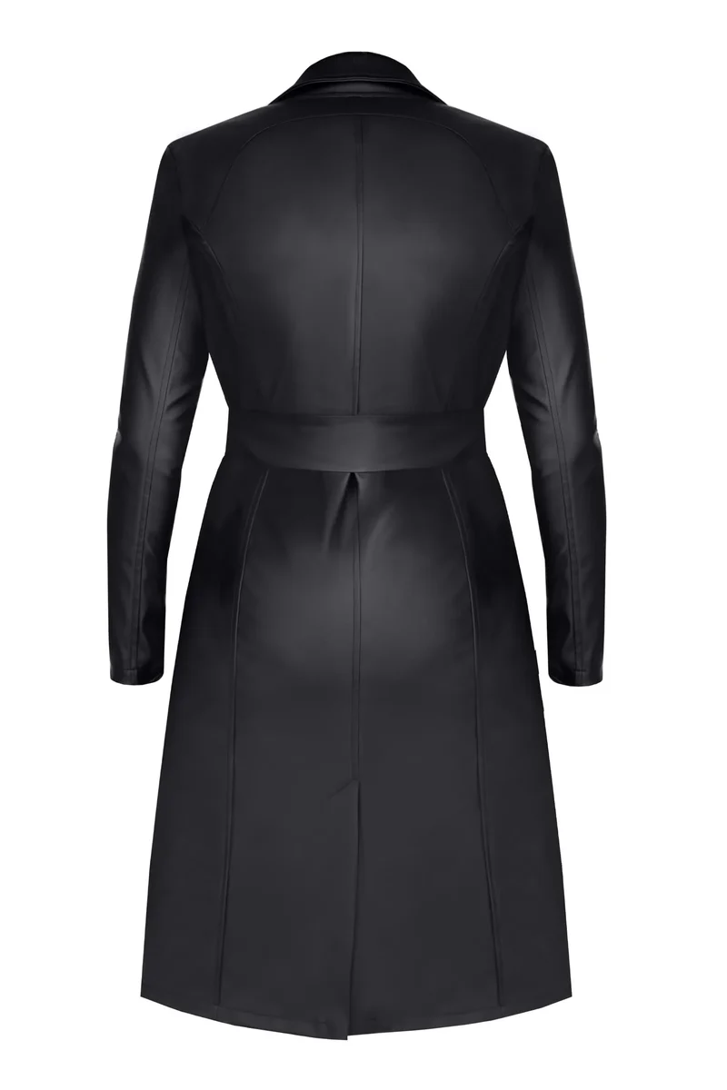 schwarzer Mantel TDSelina001 von Demoniq Total Domination Collection