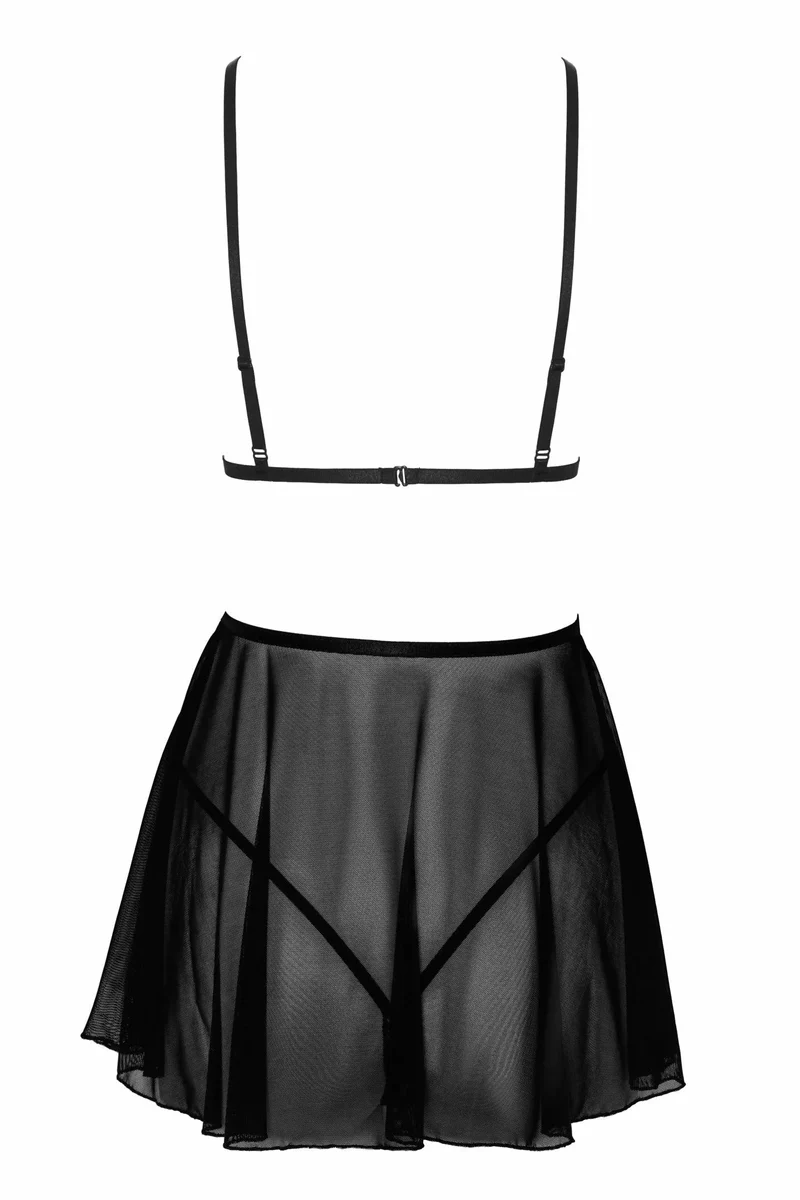 KISS242 Negligee aus Netz und Spitze von Kissable