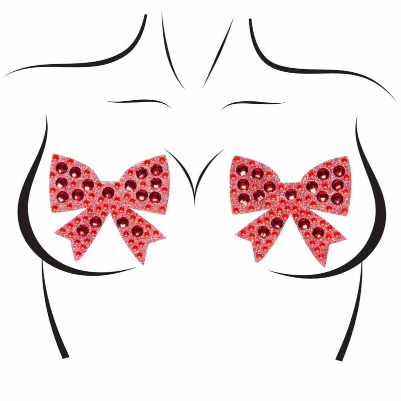 LEG AVENUE - BOWS NIPPELCOVER, EINE GRÖSSE