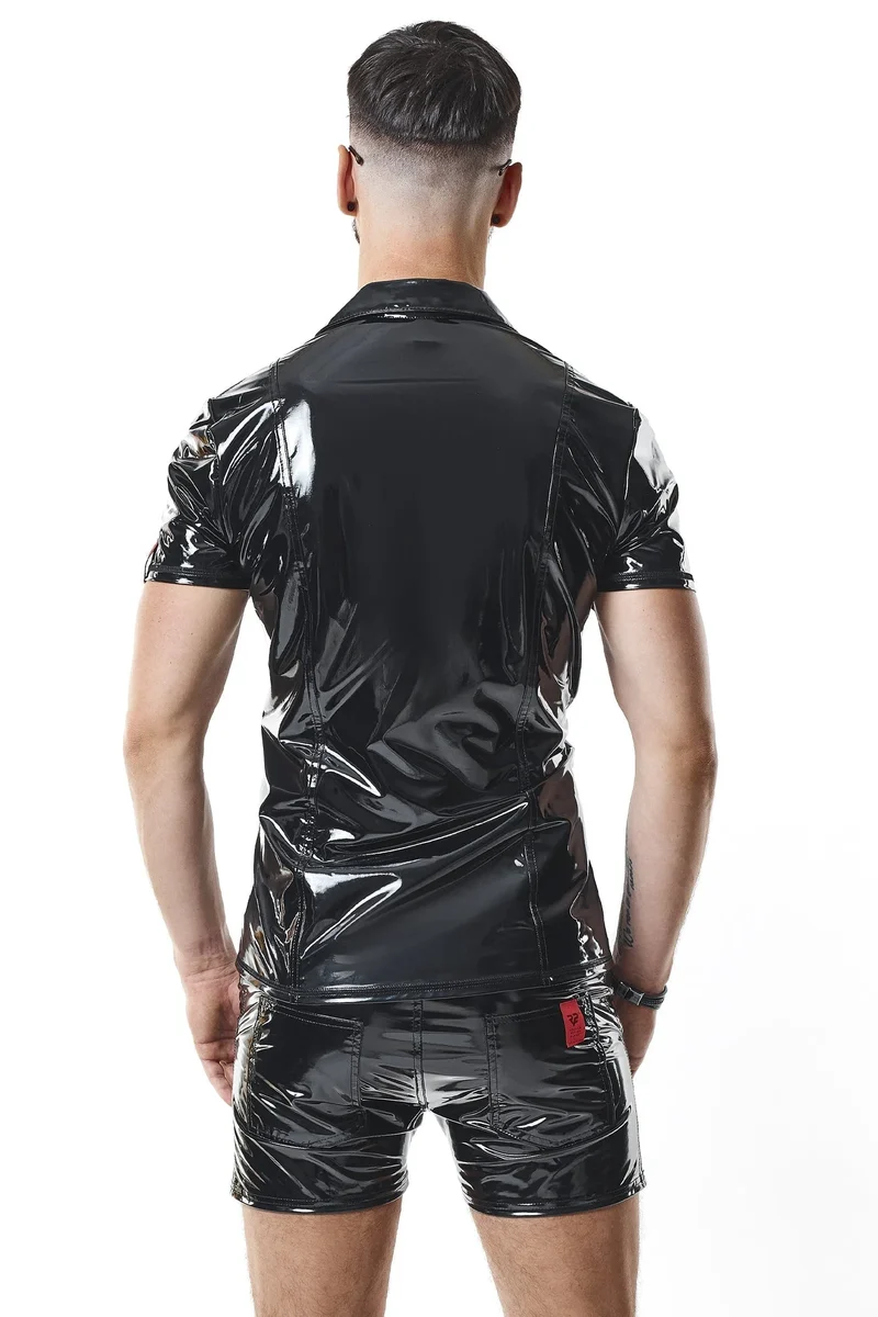 PVC Polo Shirt RMRodolfoPVC schwarz von nextGEN Collection
