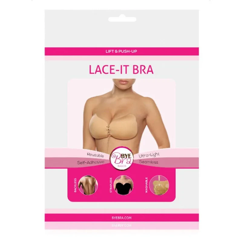 BYE-BRA - LACE-IT ENHANCEMENT PUSH-UP SCHWARZ CUP A