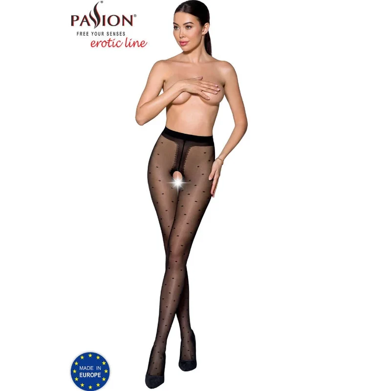 PASSION - TIOPEN 018 SCHWARZE STRUMPFHOSE 20 DEN