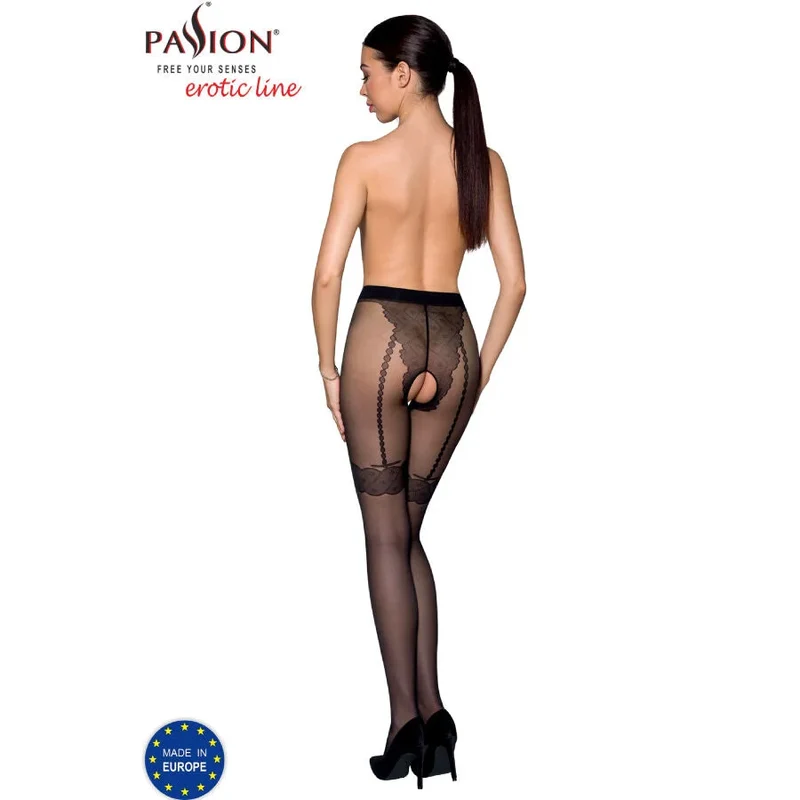 PASSION - TIOPEN 016 SCHWARZE STRUMPFHOSE 20 DEN
