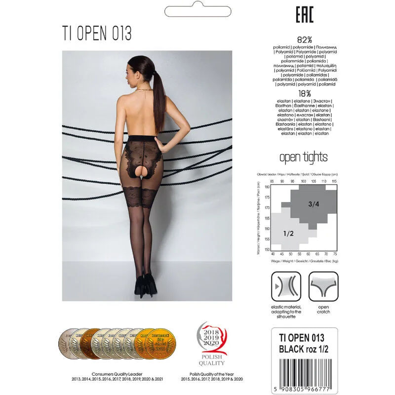 PASSION - TIOPEN 013 SCHWARZE STRUMPFHOSE 20/40 DEN