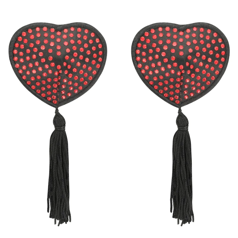 COQUETTE CHIC DESIRE - ROT/SCHWARZE NIPPELCOVER