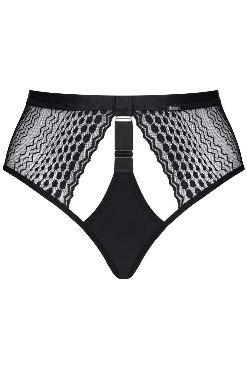 schwarzer Panty LXSarita001 von Demoniq