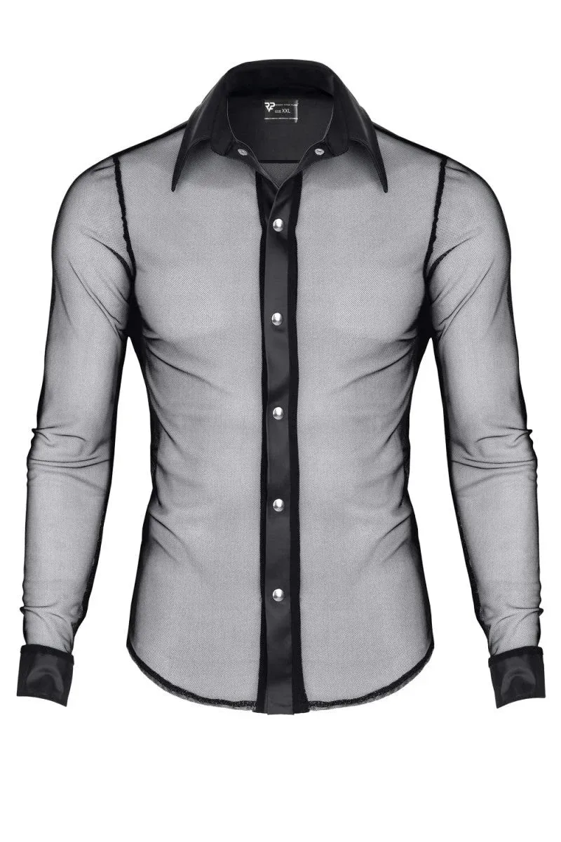 Herren Hemd RMCesare001 schwarz - 3XL