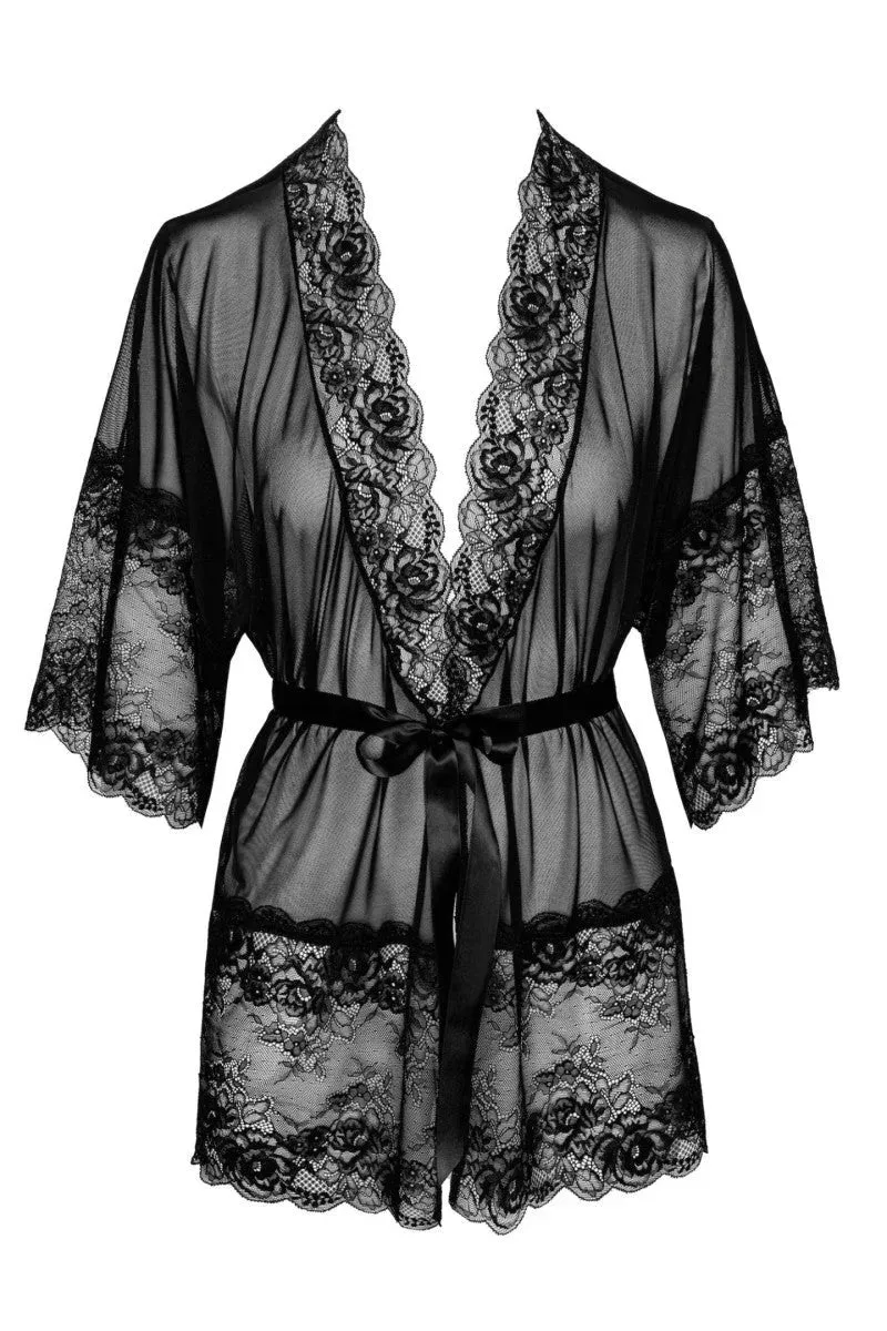 KISS245 Negligee aus Netz und Spitze von Kissable