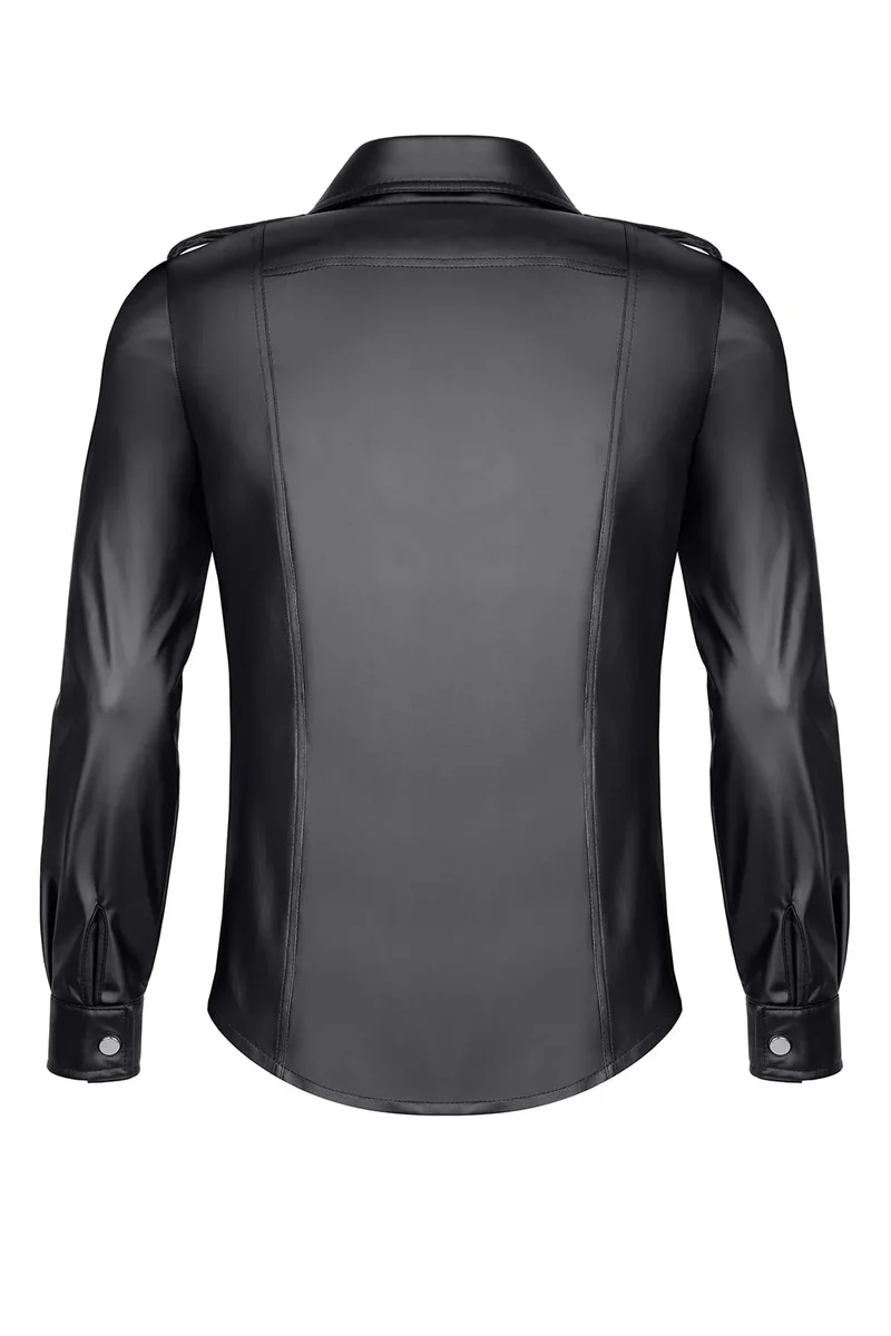 langarm Herren Shirt RMNatale001 schwarz von Regnes Fetish Planet