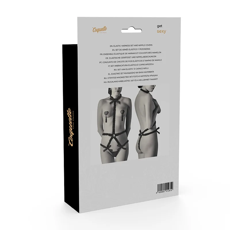 COQUETTE CHIC DESIRE - DESSOUS-SET MIT DELUXE-NIPPELCOVER