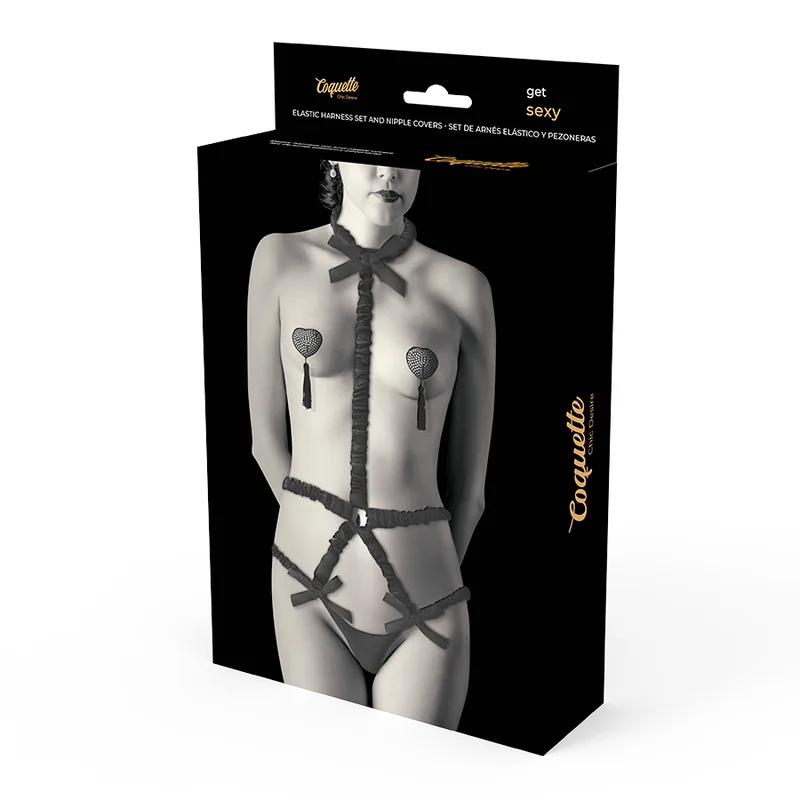 COQUETTE CHIC DESIRE - DESSOUS-SET MIT DELUXE-NIPPELCOVER