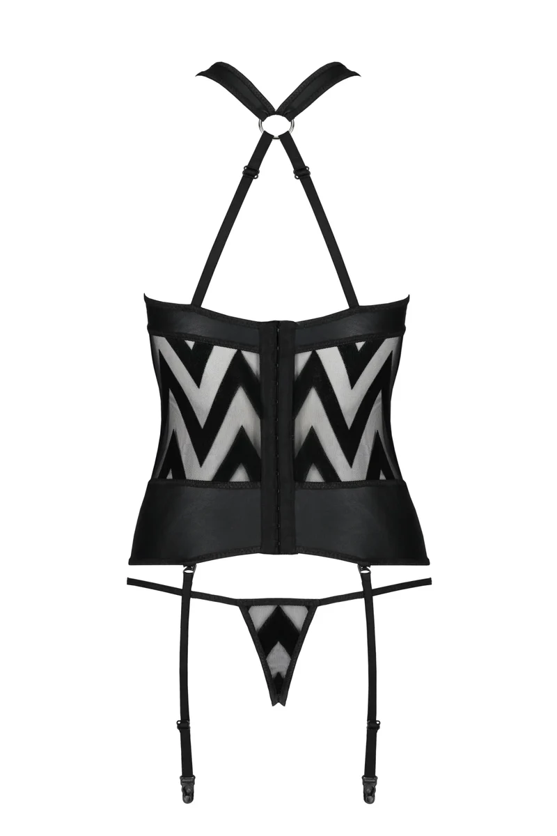 schwarzes Corset PA596207
