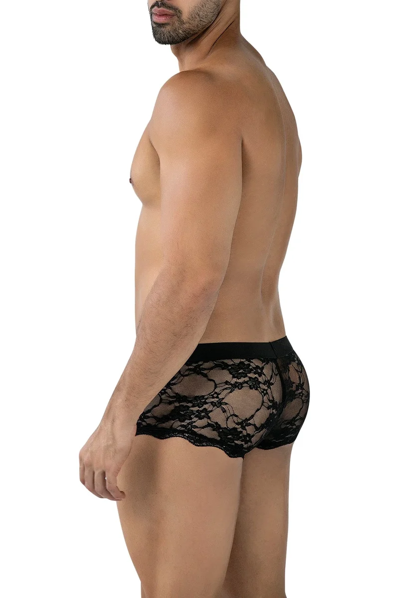 schwarzer Lacey Trunk Shorts C4MRAV106 von Cut4Men
