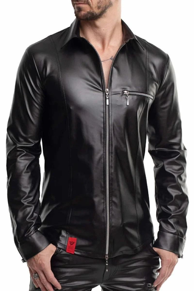 langarm Herren Shirt RMPasquale001 schwarz von Regnes Fetish Planet