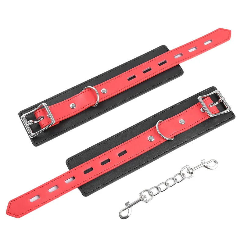 OHMAMA FETISH - HANDGELENKFESTSCHLGE MIT SCHLOSSSCHNALLE